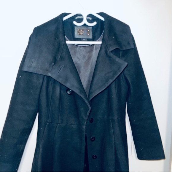 Black long MACKAGE Dress coat - Picture 5 of 6